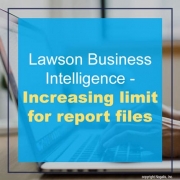 lawson business intelligence training